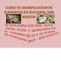 Curso de Manipulación de Alimentos